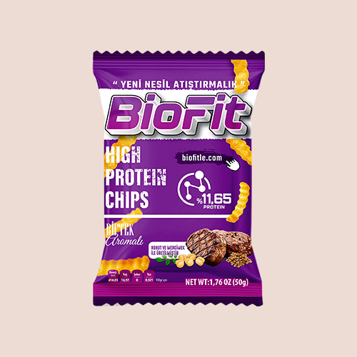 Biofit Biftek Aromalı Protein Cipsi